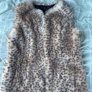 Forever 21 Leopard Print Teddy Jacket